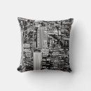 Recherche de ville de new york coussins Noir et blanc