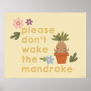 Recherche de mandragore posters Harry potter