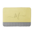 Recherche de jaune et gris tapis de bain Pour elle