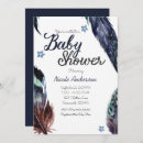 Recherche de feather baby shower invitations Plumes