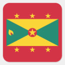 Recherche de drapeau de grenade autocollants Travel
