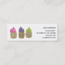 Recherche de chef de pâtisserie cartes visite Cupcake