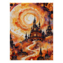 Recherche de château effrayant posters Orange