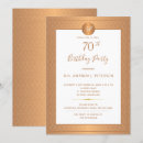 Recherche de soixante dixième anniversaire invitations Chic