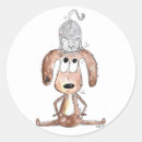 Recherche de chien brun autocollants Mignon