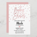 Recherche de pink rose baby shower invitations Élégant