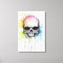 Recherche de crâne impressions sur toile Illustration