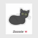 Recherche de yeux verts de chat autocollants Animal