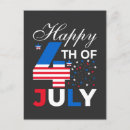 Recherche de 4 juillet heureux cartes postales Célébration