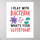 Recherche de bactéries posters Scientifique