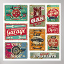 Recherche de station service vintage posters Voiture