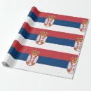 Recherche de serbie papier cadeau Drapeau