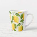 Recherche de motif de citrons tasses Illustration