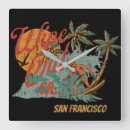 Recherche de vintage surf horloges Californie