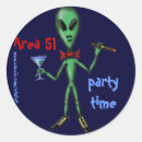 Recherche de caricature autocollants Alien