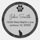 Recherche de empreinte de patte bleu autocollants Animaux domestiques
