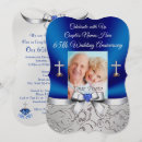 Recherche de 65 ans mariage cartes invitations Bleu