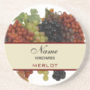 Recherche de merlot dessous de verres Rouge