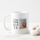 Recherche de drôles de bébé tasses Typographie
