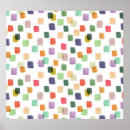 Recherche de motif abstrait coloré posters Peinture