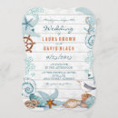 Recherche de nautique mariage invitations Vintage