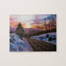 Recherche de neige puzzles Scène d'hiver