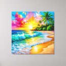 Recherche de peinture de paysage marin toiles Coucher de soleil