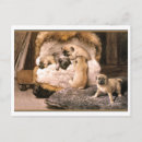 Recherche de peinture de carlin cartes postales Chiot