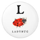 Recherche de coccinelle rouge boutons et poignées de porte Illustration