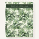 Recherche de motif tropical carnets Feuille de palme
