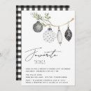Recherche de scandinave noël invitations Noir et blanc