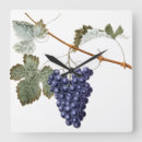 Recherche de vin vintage horloges Raisin