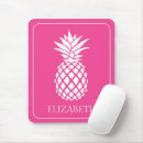 Recherche de ananas rose tapis souris Féminin