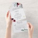 Recherche de burgundy floral mariage invitations Botanique