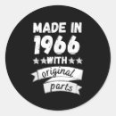 Recherche de qui 1966 autocollants Anniversaire