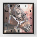 Recherche de crinière horloges Cheval