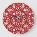 Recherche de feuille rouge horloges Illustration