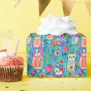 Recherche de anniversaire coloré papier cadeau Fleurs