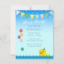 Recherche de bleu canard invitations Fête d'anniversaire