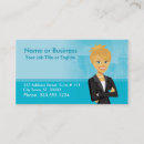 Recherche de femme vecteur cartes visite Affaires