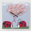 Recherche de ballons rouges horloges Coccinelle