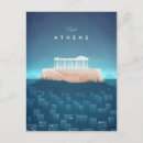 Recherche de athènes posters De voyage vintage