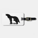 Recherche de loup blanc bagages étiquettes Loups