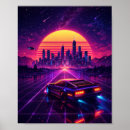 Recherche de rétro futuriste art Néon