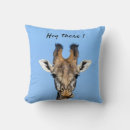 Recherche de girafes drôles coussins Animal