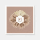Recherche de couleurs chaudes serviettes Monogramme