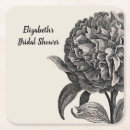 Recherche de illustrations vintages dessous de verres Botanique