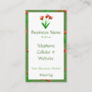 Recherche de jolis motifs cartes visite Fleurs