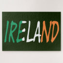 Recherche de irlandais puzzles Vert