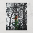 Recherche de lampadaire cartes postales Hiver